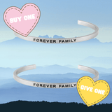 Buy One, Give One - Inspirational Cuff Phrase Bracelets