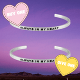 Buy One, Give One - Inspirational Cuff Phrase Bracelets
