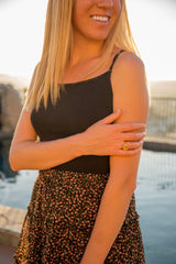 14k Gold Love Yourself Signet Ring