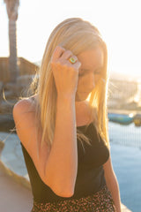 14k Gold Love Yourself Signet Ring