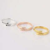 Adjustable Pet Name Ring