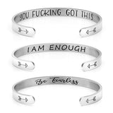 Inspirational Cuff Bracelets