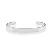 silver blank bracelet outside