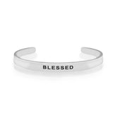 blessed silver bracelet