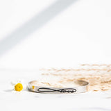 infinity love symbol silver bracelet flower