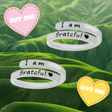 Buy One, Give One - Adjustable Affirmation Rings - Sterling Silver