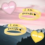 Buy One, Give One - Adjustable Affirmation Rings - 14k Gold Ring