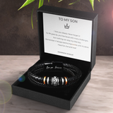 LOVE YOU FOREVER | MEN'S LEATHER GIFT BRACELET