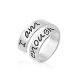 i am enough phrase ring