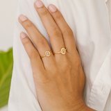 Custom Paw Print Ring (18k Gold Plated)