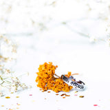 i am enough sterling silver ring flower